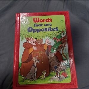 Walt Disney words that are opposites book. Hard cover January 1 1988